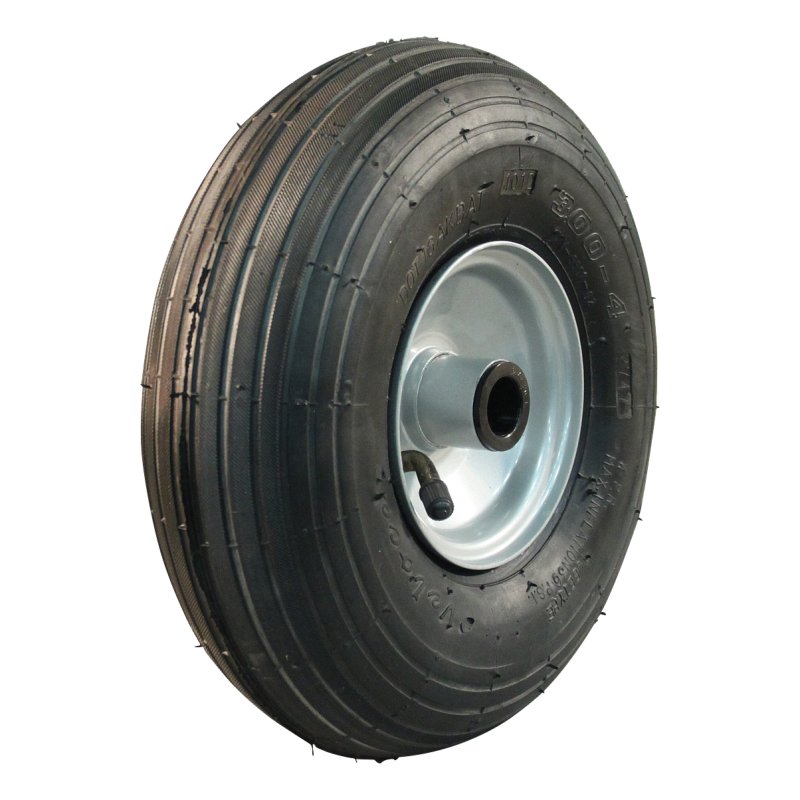 pneu + roue 2.50-4 2.10x4 ET0 NL69mm métal V-5501 gris