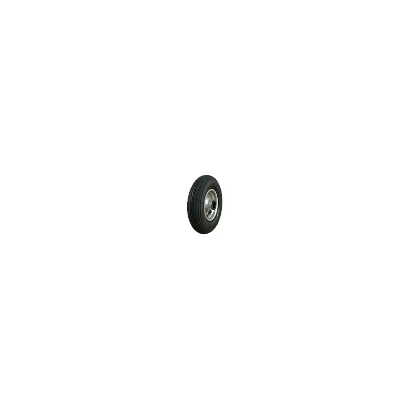 pneu + roue 200x50 1.25x3.8 (200x50) ET0 roulement à billes 20 NL60mm métal V-5501 gris