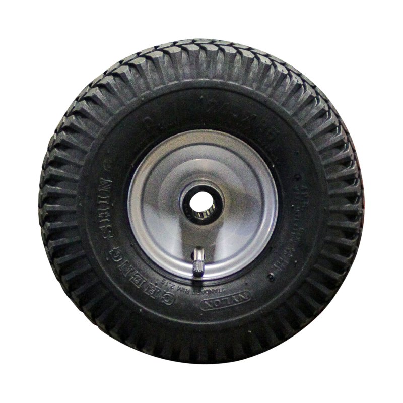 pneu + roue 3.00-4 (260x85) 2.10x4 ET0 NL69mm métal C-248 gris