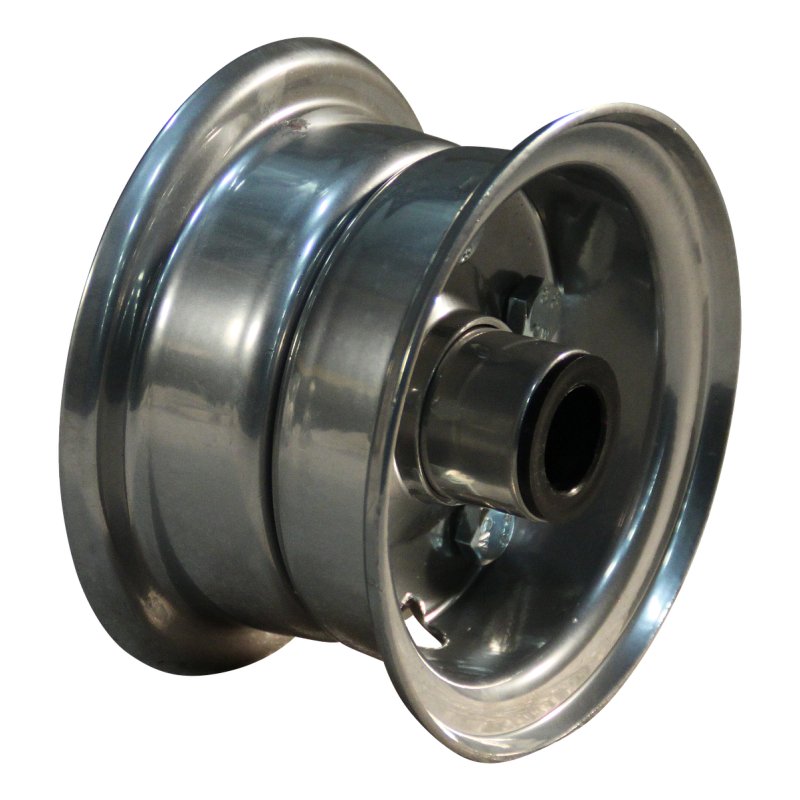 pneu + roue 4.00-4 2.10-4H2 ET0 roulement à rouleaux Ø20 NL75mm métal V-6504 gris