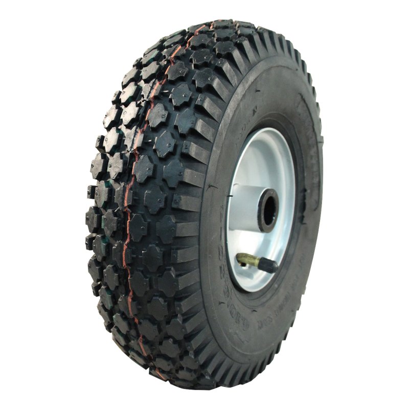 pneu + roue 4.10/3.50-4 2.10x4 ET0 NL69mm métal V-6602 gris
