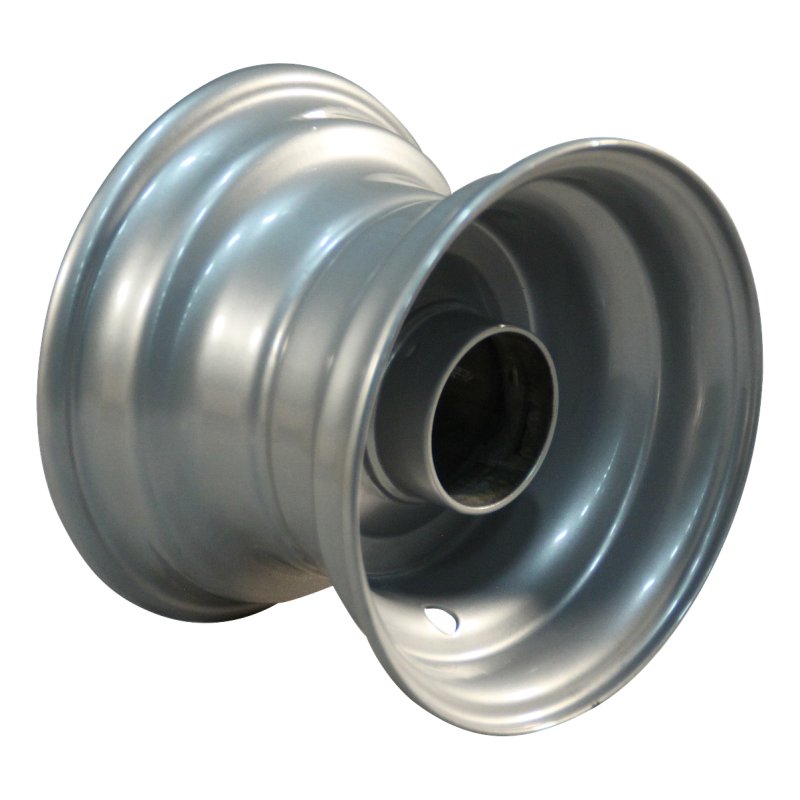 pneu + roue 13x5.00-6 4.50Ax6 ET0 NL75mm métal V-3503 gris argent