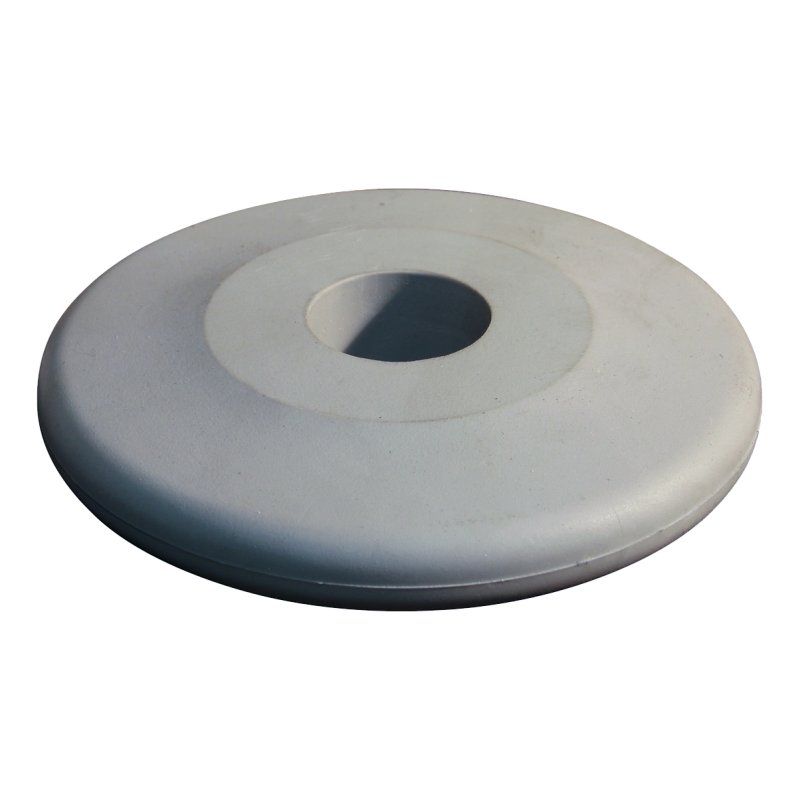 butoir Ø 90 Ø 20,5mm gris argent RAL 7001