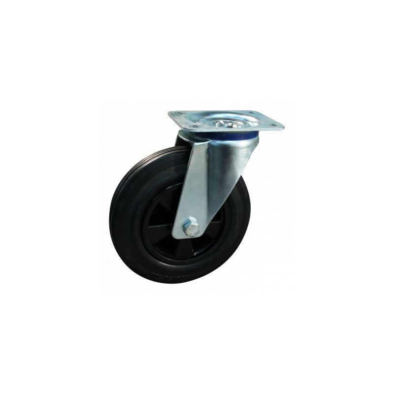 roulette pivotante 180mm série 01 ᠆ 15 montage de la plaque palier lisse