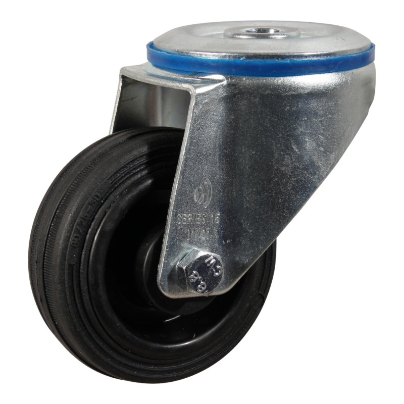 roulette pivotante 80mm série 01 ᠆ 15 trou pour boulon roulement à rouleaux