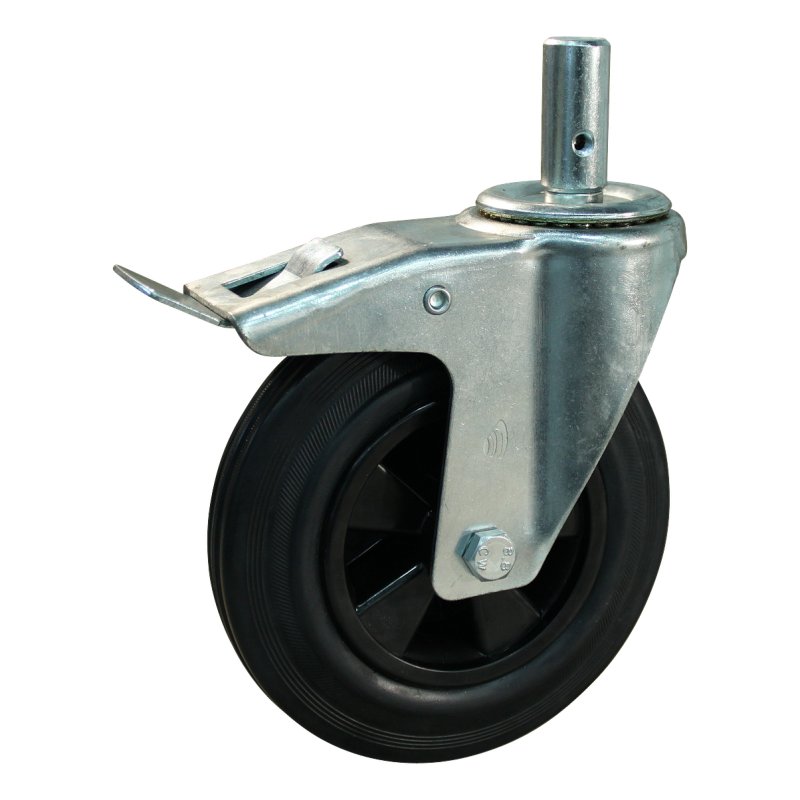 roulette pivotante avec frein 200mm série 01 ᠆ 15 goupille roulement à rouleaux
