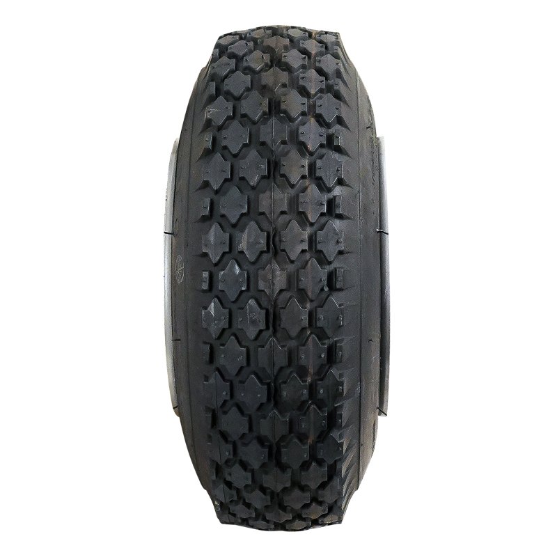 pneu + roue 4.10/3.50-6 4.50Ax6H2 ET0 60/90/4 métal V-6602 gris argent