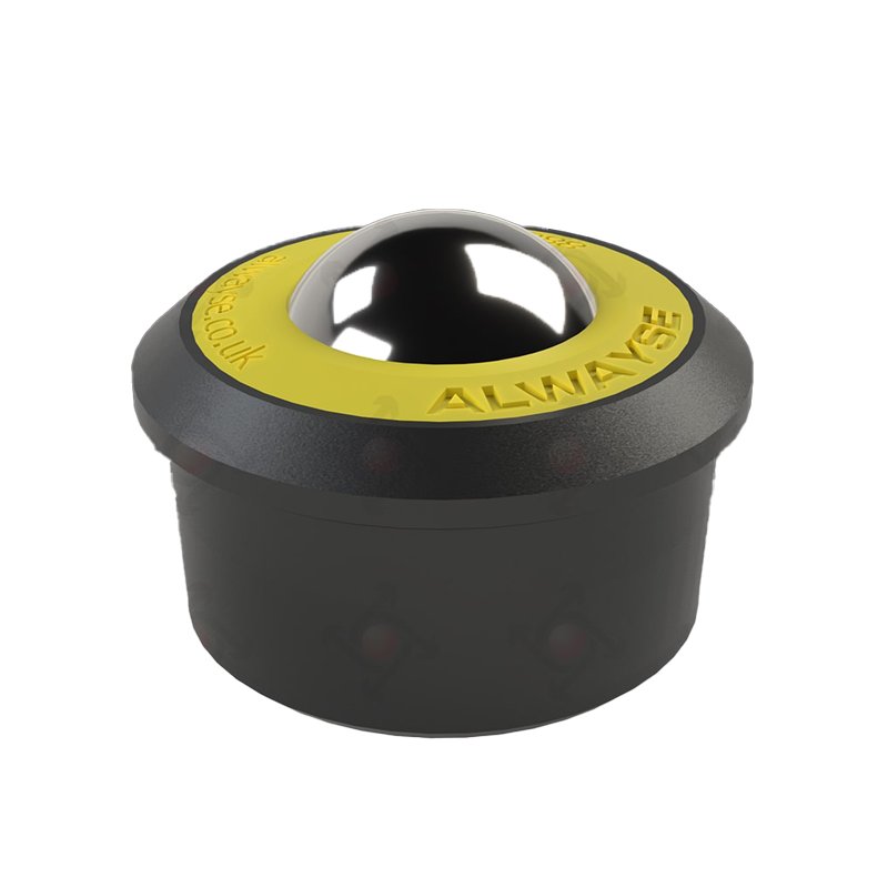 bille de manutention heavy duty serie 888 Ø30 type 16 (bille en acier inoxydable, corps en acier phosphaté)