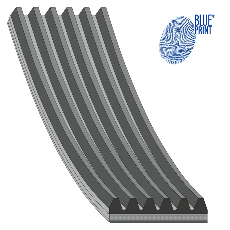 Courroie trapézoïdale à nervures