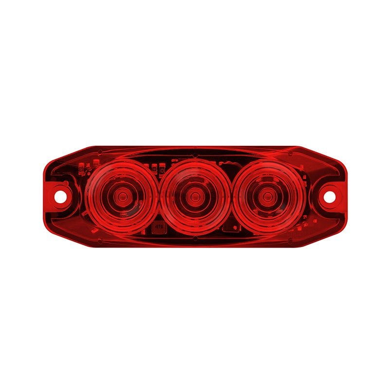 Feu arrière LED compact, feu de freinage | 12-24V | (cabuchon rouge)