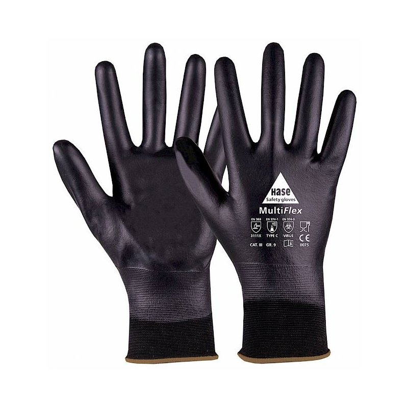 gants résistants aux produits chimiques nylon (18 gauge) taille 7