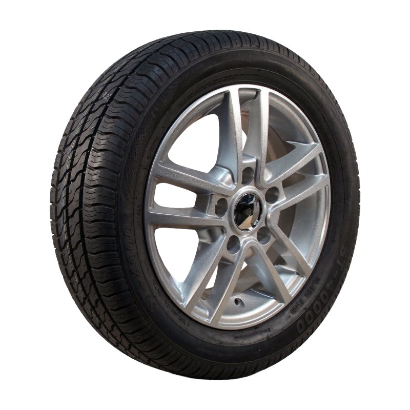 pneu + roue 195/65 R15 6Jx15H2 ET30 67/112/5 métal léger, XL Kargomax ST-4000 M+S gris argent