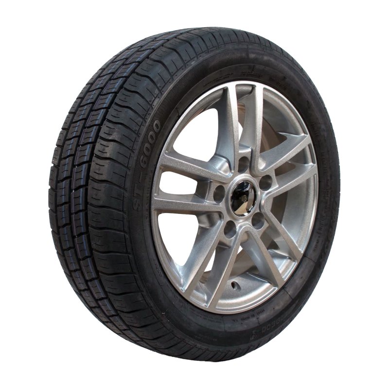 pneu + roue 195/70 R15C 6Jx15H2 ET30 67/112/5 métal léger, Kargomax ST-6000 M+S gris argent