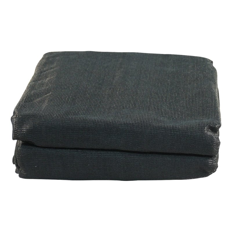 filet de sécurité micro mailles 6300x2400mm PE, 180 gr/m2 noir foncé RAL 9005