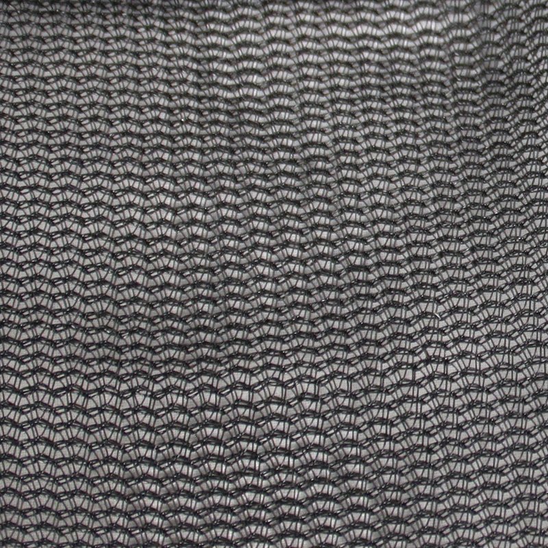 filet de sécurité micro mailles 6300x2400mm PE, 180 gr/m2 noir foncé RAL 9005