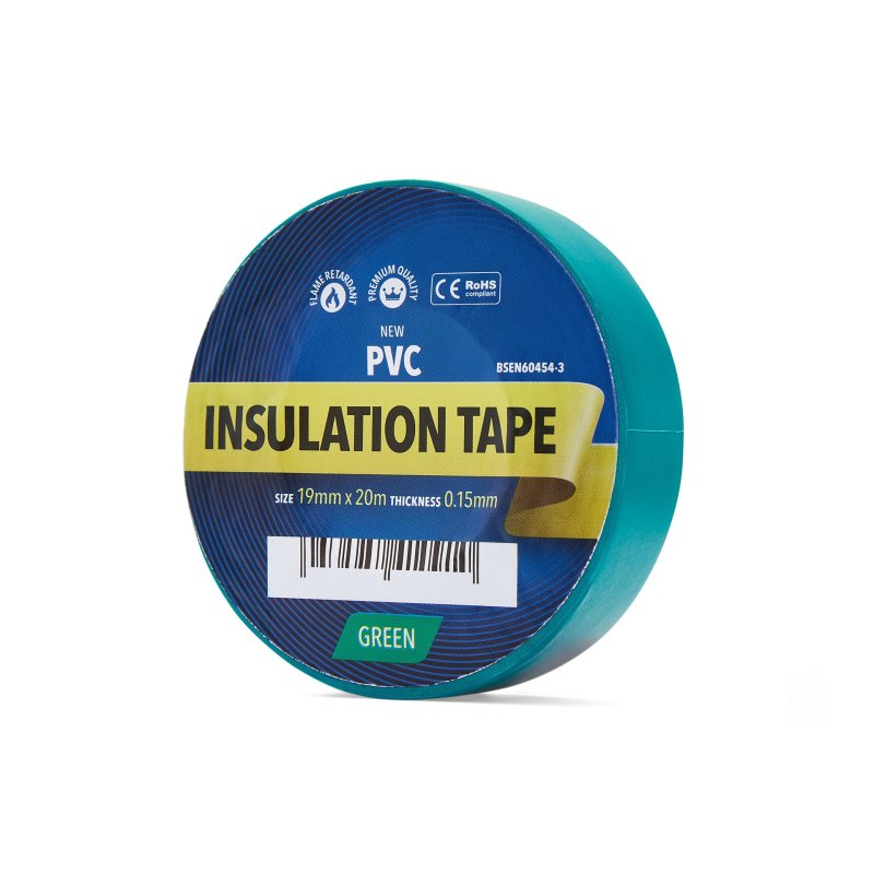ruban isolant vert 20m par rouleau