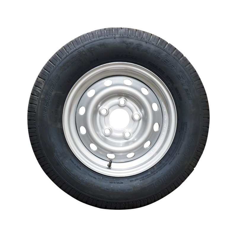 pneu pneu + roue 165 R13C ST290 M+S 4½Jx13H2 96/94 N ET30 66,5/112/5 métal gris argent