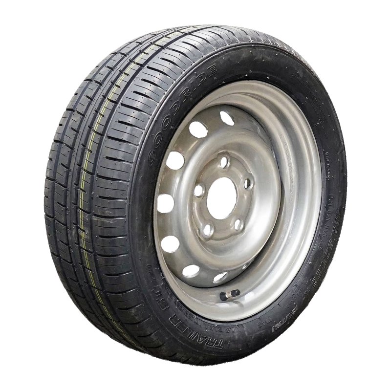 pneu + roue 185/70 R13 4½Jx13H2 ET30 67/112/5 métal ST290 M+S gris argent