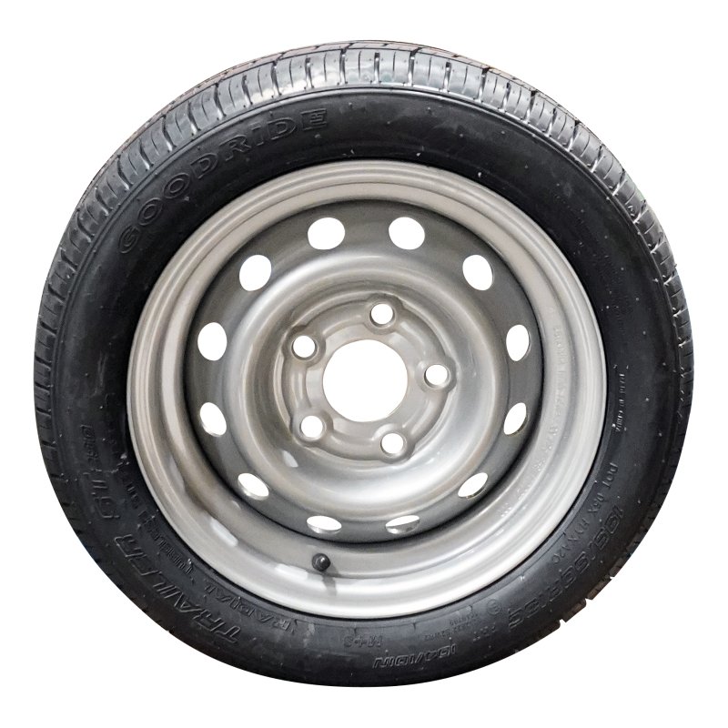pneu + roue 195/50 R13C 5½Jx13H2 ET30 67/112/5 métal ST290 M+S gris argent