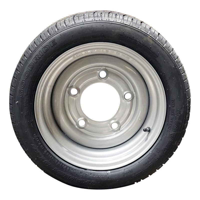 pneu + roue 195/50 R13C 6Jx13H2 ET7 115/165.1/5 métal ST290 M+S gris argent