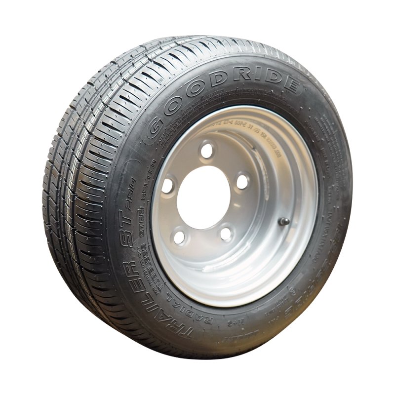 pneu + roue 195/55 R10C 6.00x10H2 ET-4 94/140/5 métal ST290 M+S gris argent