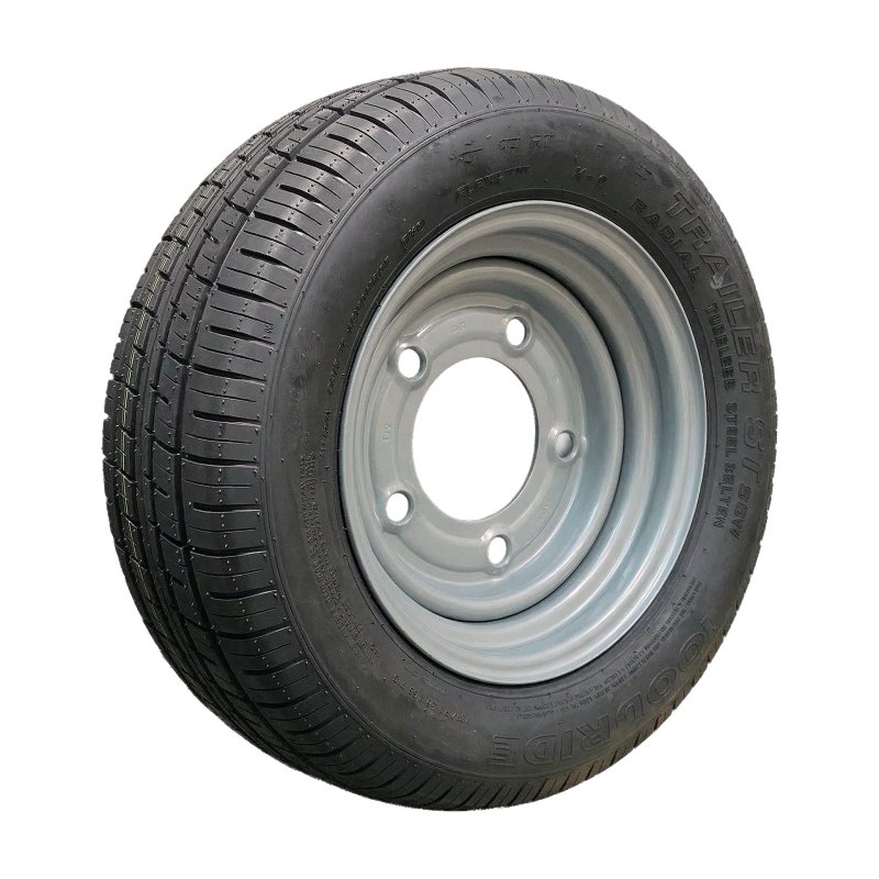 pneu + roue 195/60 R12C 5½Jx12H2 ET0 115/165.1/5 métal ST290 M+S gris argent