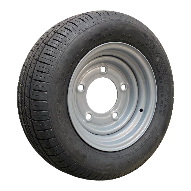 pneu + roue 195/60 R12C 6Jx12H2 ET0 115/165.1/5 métal ST290 M+S gris argent