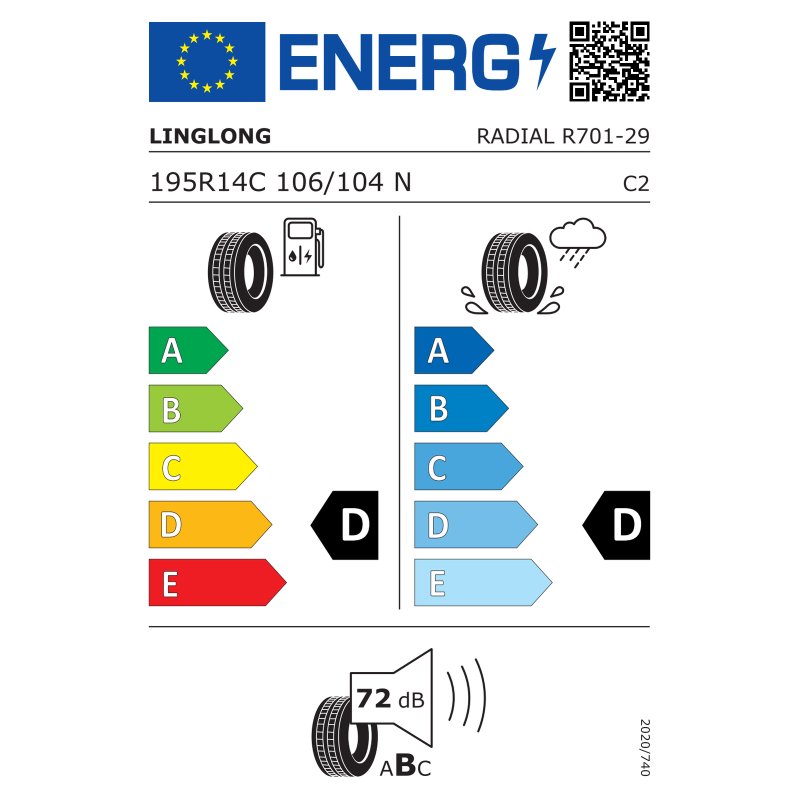 pneu + roue 195 R14C 5½Jx14H2 ET30 57/100/4 métal ST290 M+S gris argent
