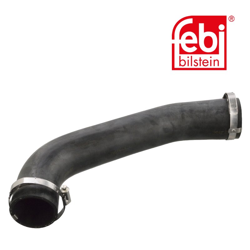 Durite de radiateur avec colliers de serrage