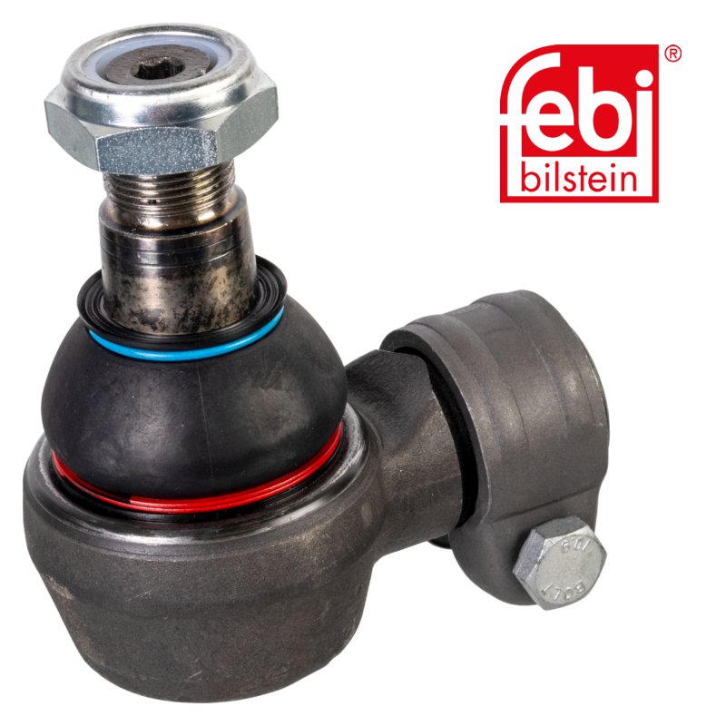 Articulation pour le cylindre de direction hydraulique, avec écrou-frein