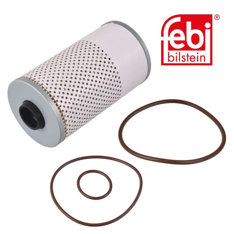Filtre à carburant avec bagues d'étanchéité