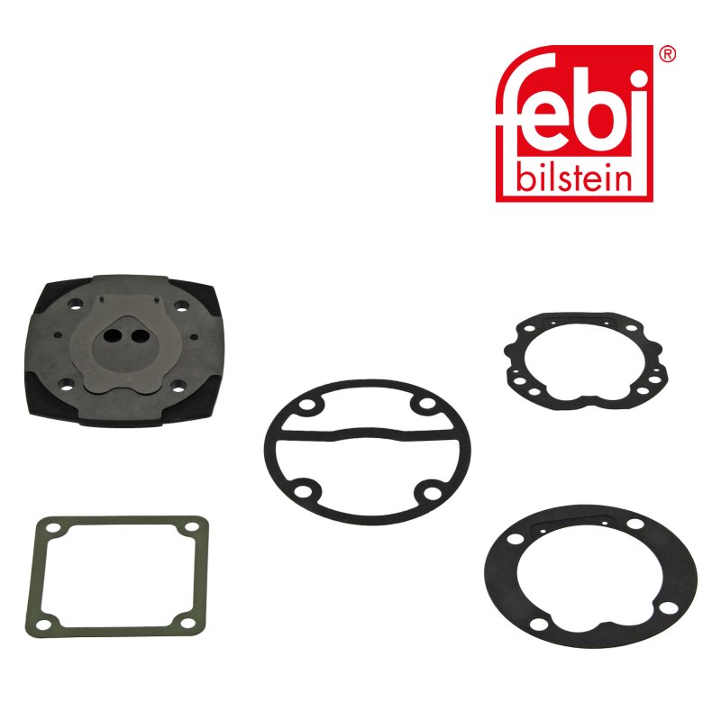 Kit de rép clapet à lamelles pour compresseur pneumatique, avec plaque de vannes