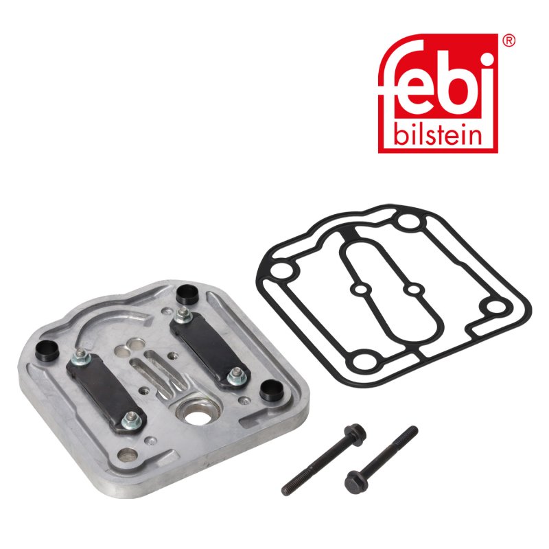 Kit de rép clapet à lamelles pour compresseur pneumatique, avec plaque de vannes