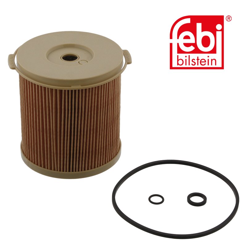 Filtre à carburant avec bagues d'étanchéité