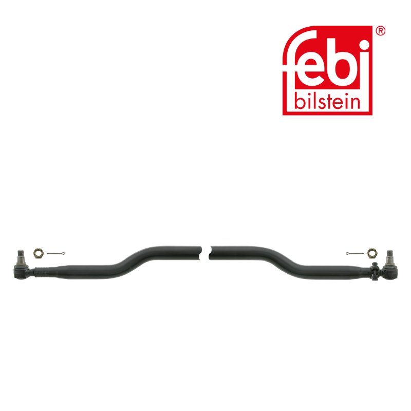 Barre d'accouplement avec écrous à créneaux et goupilles