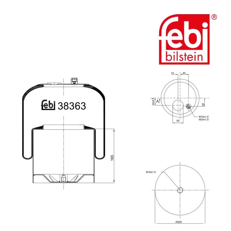 Coussin d air avec piston en acier