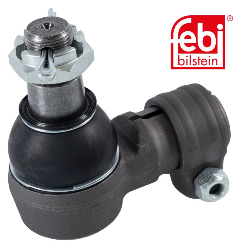Articulation pour cylindre hydraulique de direction avec écrou crénelé et goupille fendue