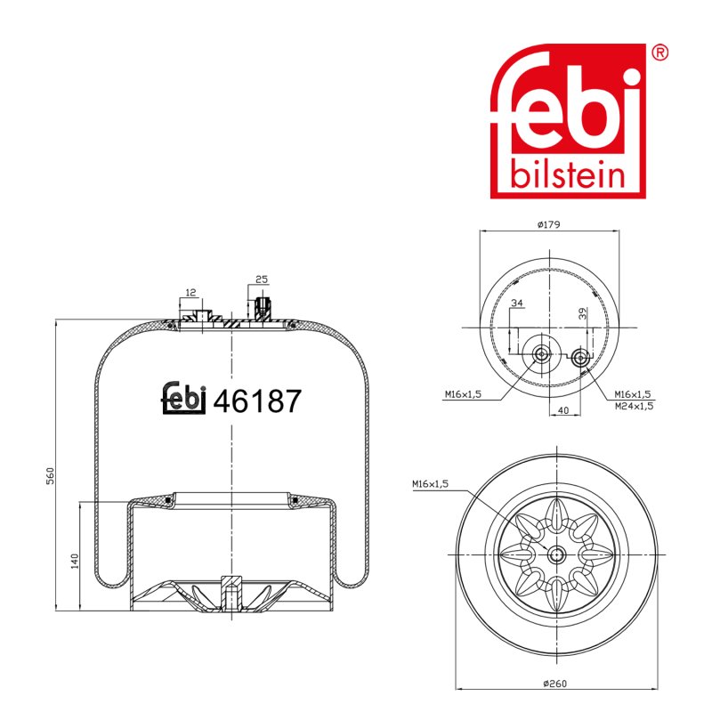 Coussin d air avec piston en acier