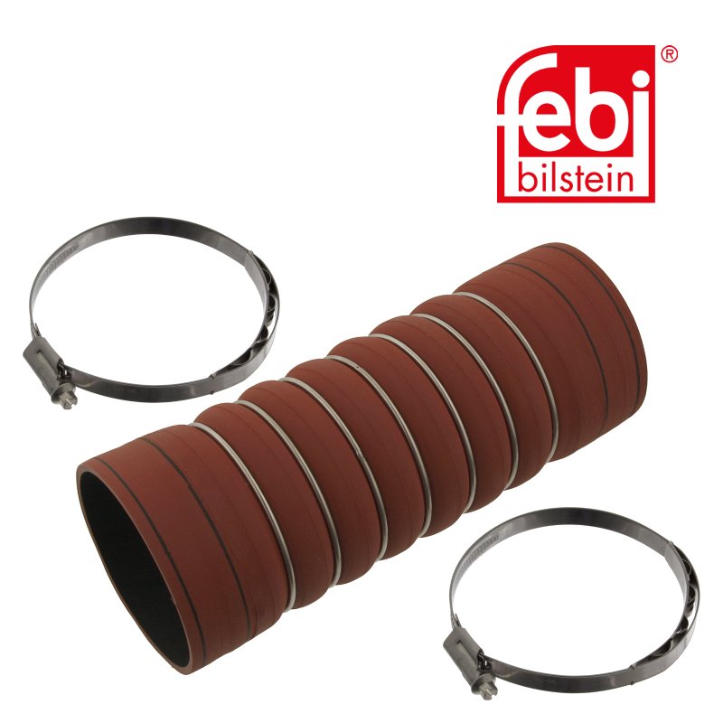 Tube d'air de suralimentation avec colliers de serrage