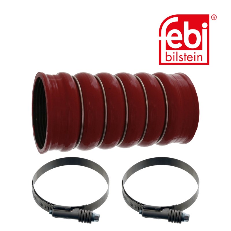 Tube d'air de suralimentation avec colliers de serrage