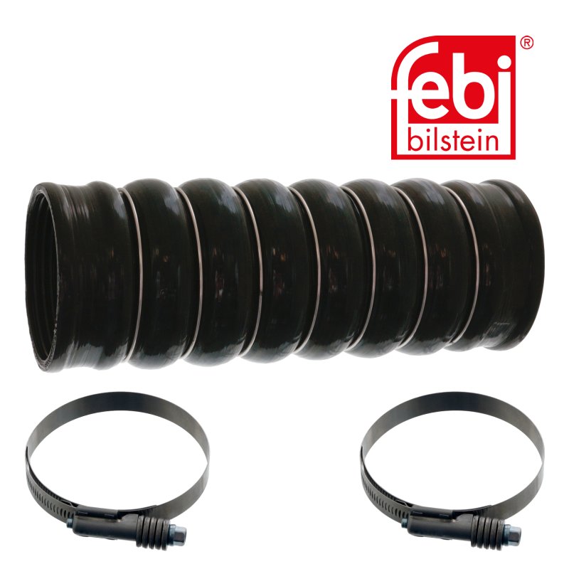 Tube d'air de suralimentation avec colliers de serrage