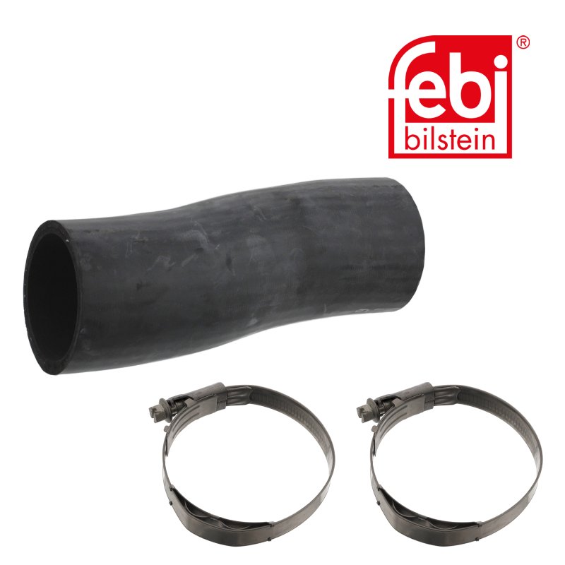 Durite de radiateur avec colliers de serrage