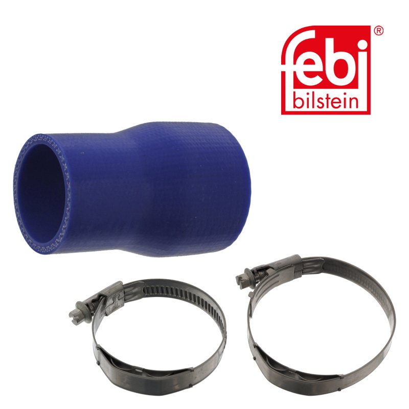 Durite de radiateur avec colliers de serrage