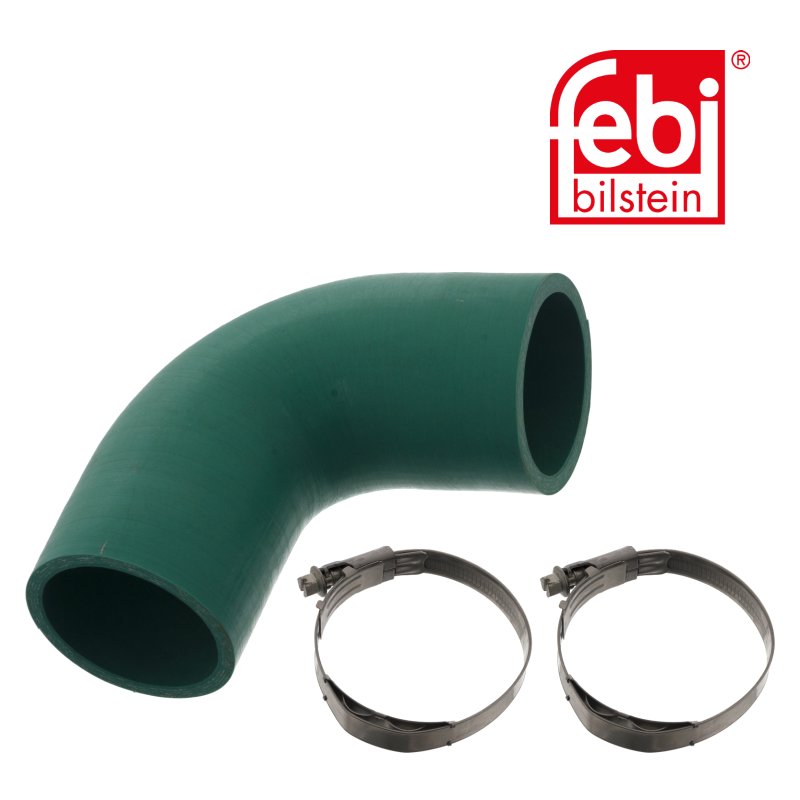 Durite de radiateur avec colliers de serrage
