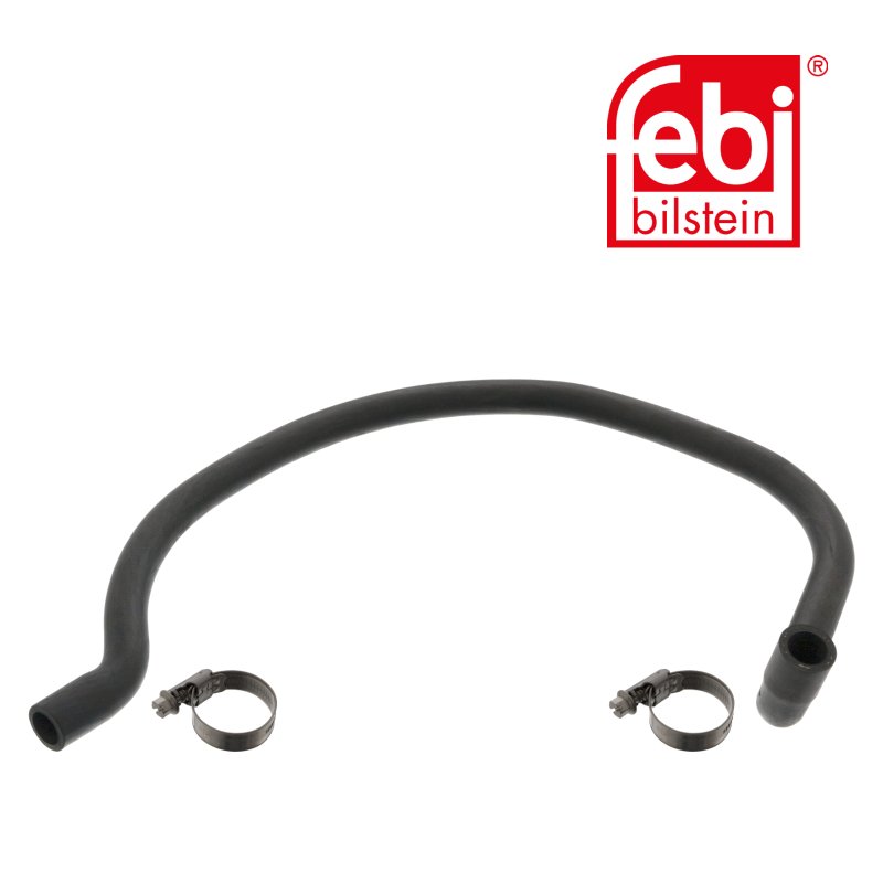 Durite de radiateur avec colliers de serrage