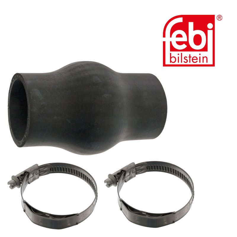 Durite de radiateur avec colliers de serrage