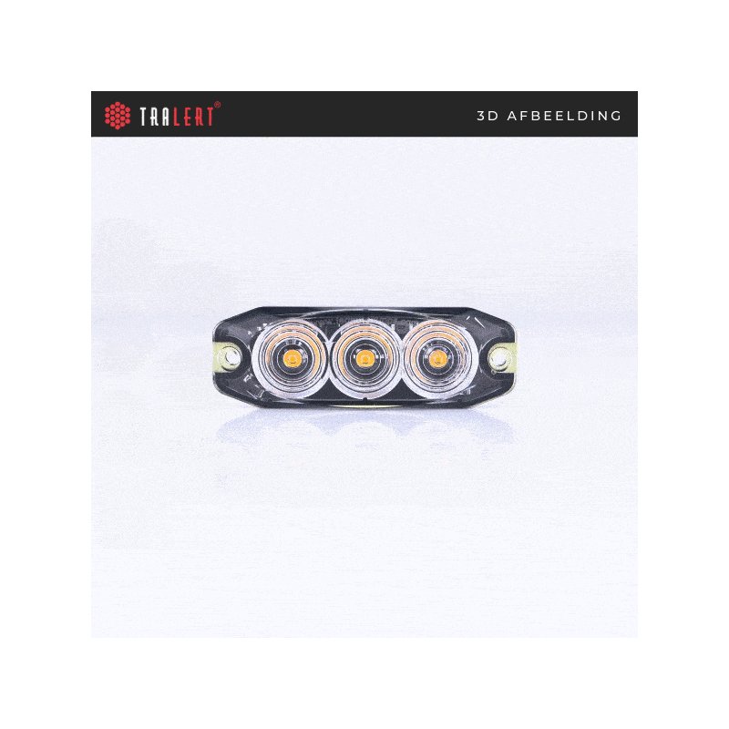 barre arrière LED compact 12-24V (cabuchon clair)