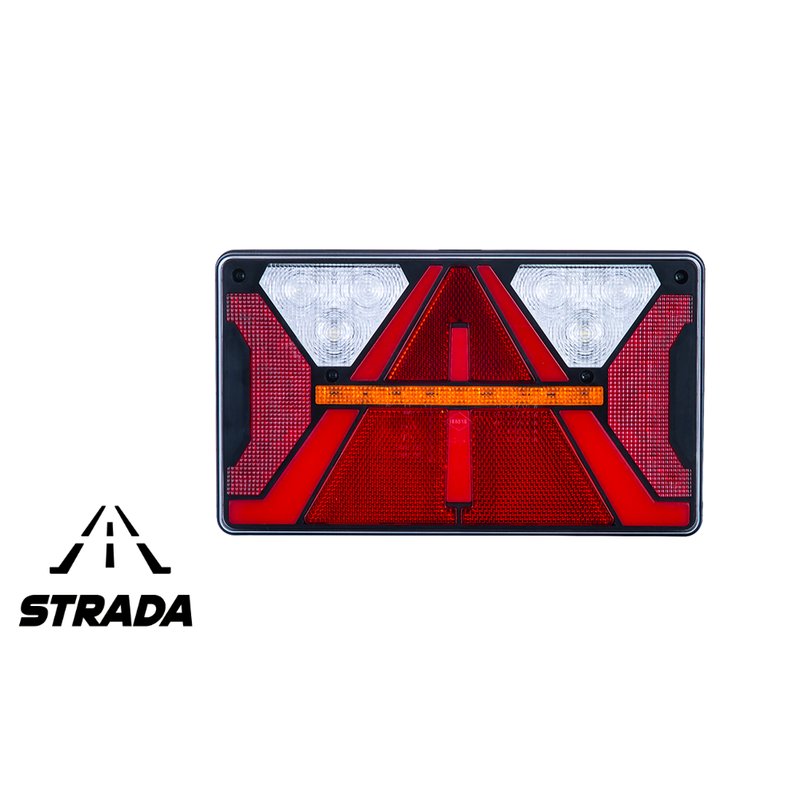 barre arrière LED droite 12-24V 8-PI