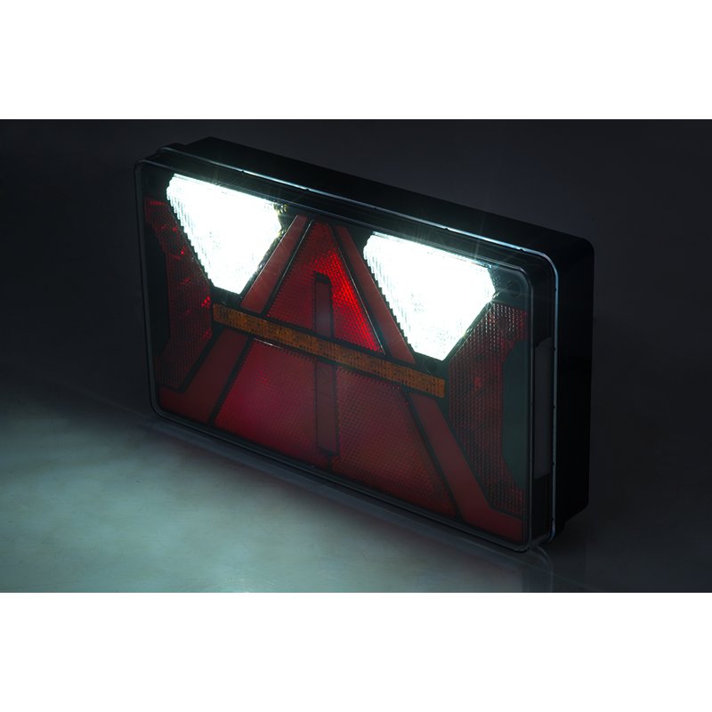 barre arrière LED droite 12-24V 8-PI