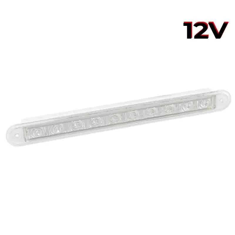 Feu de recul LED slimline à cabuchon transparent | 12V | 40cm cable